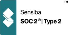 Sensiba SOC 2 Type 2 Trust Badge